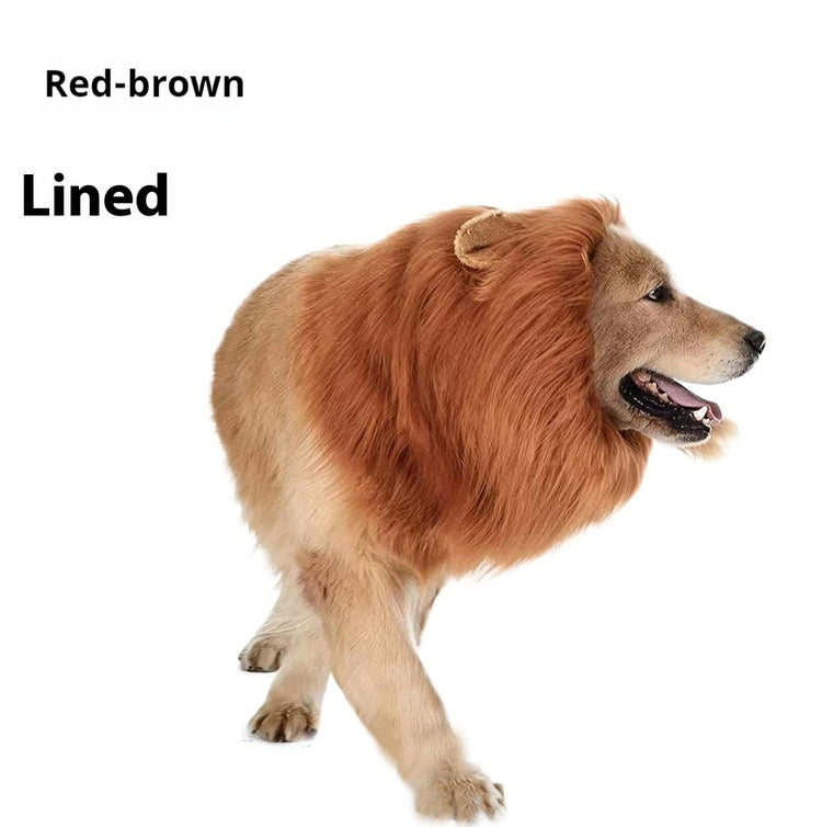 King Of The Jungle Pet Funny Lion Head Cover