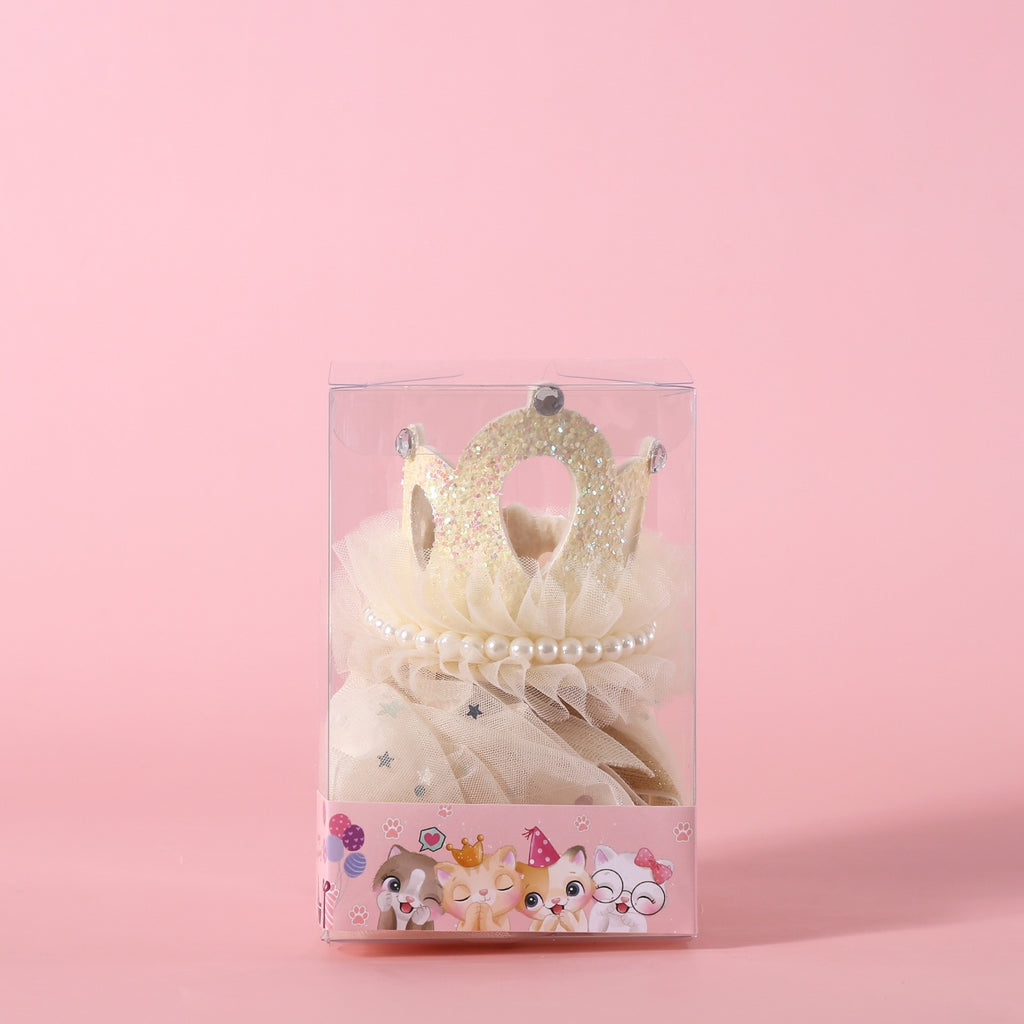 Pet Wedding Princess Crown Headdress Cat