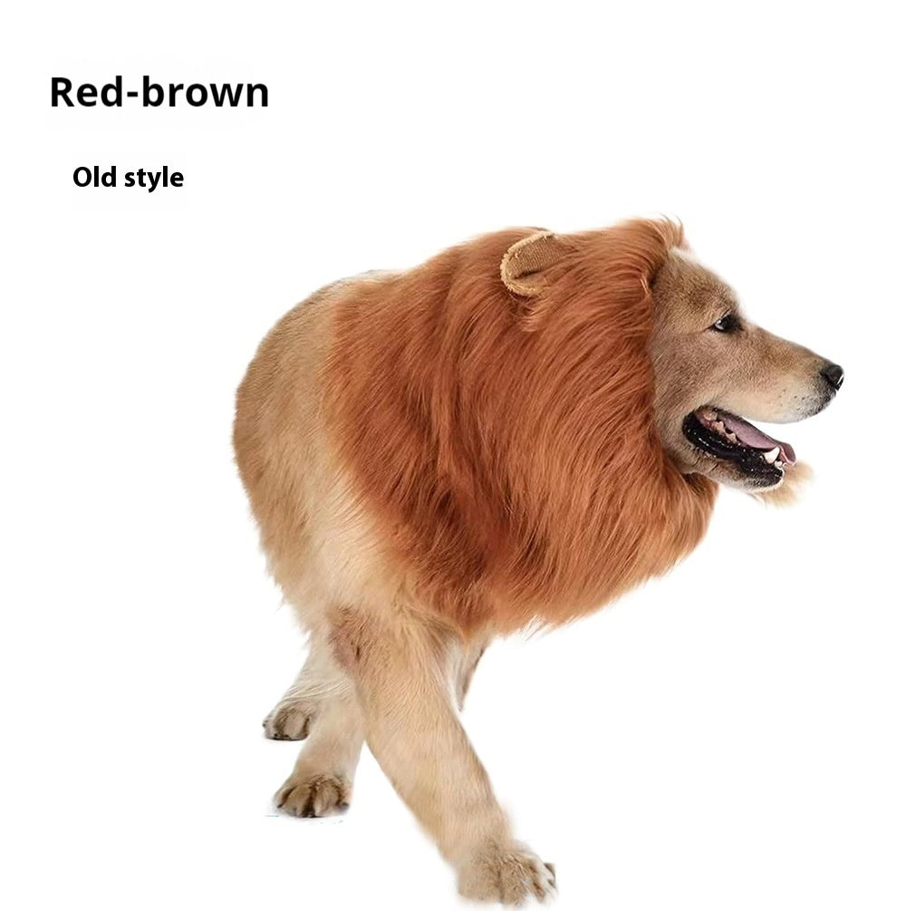 King Of The Jungle Pet Funny Lion Head Cover