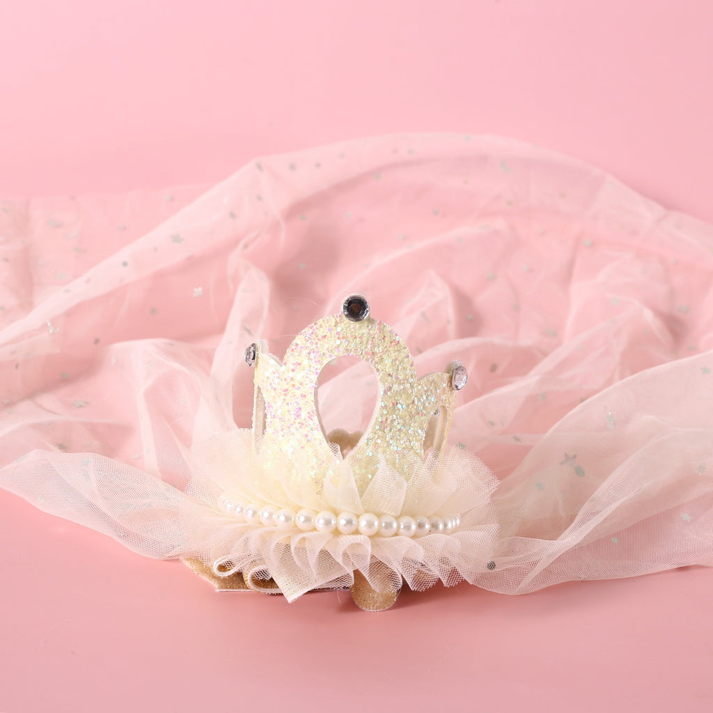 Pet Wedding Princess Crown Headdress Cat
